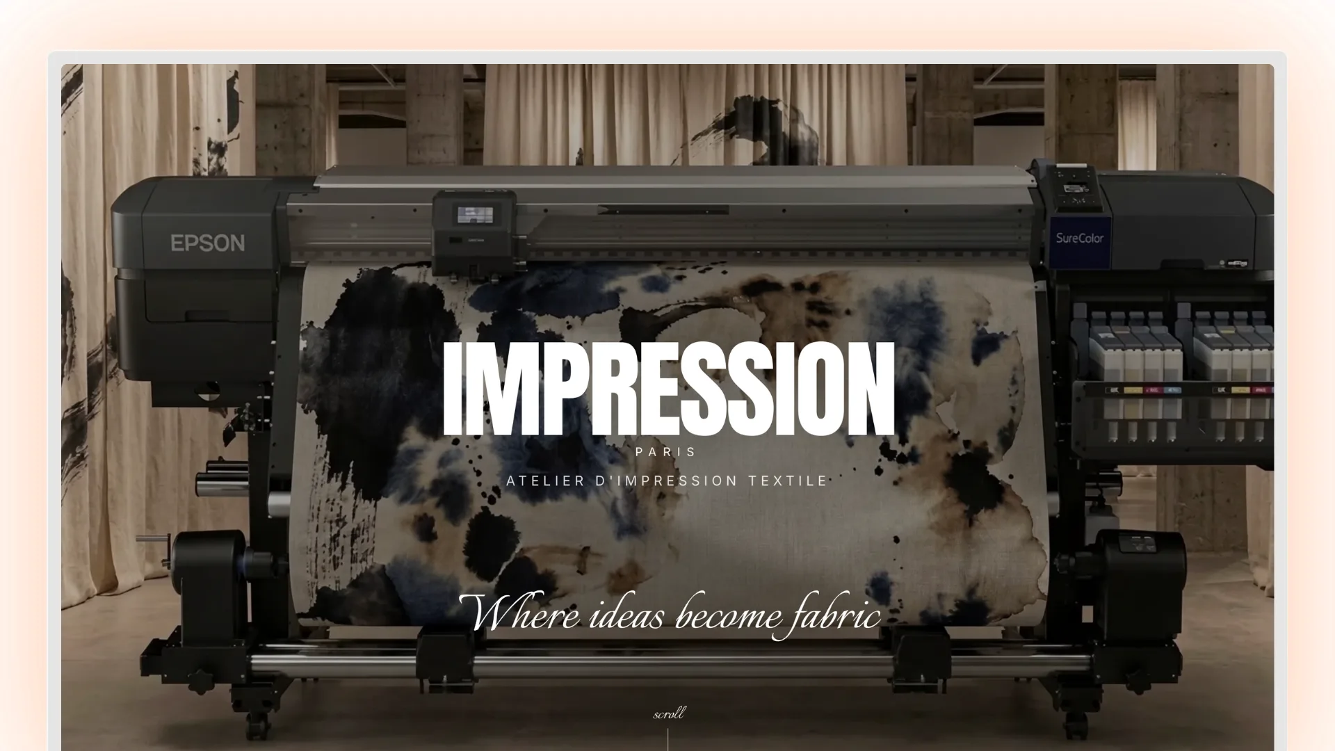 Capture du site IMPRESSION Paris