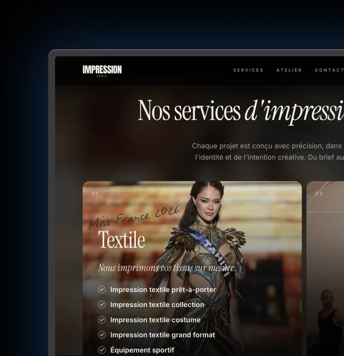 Mockups & copy